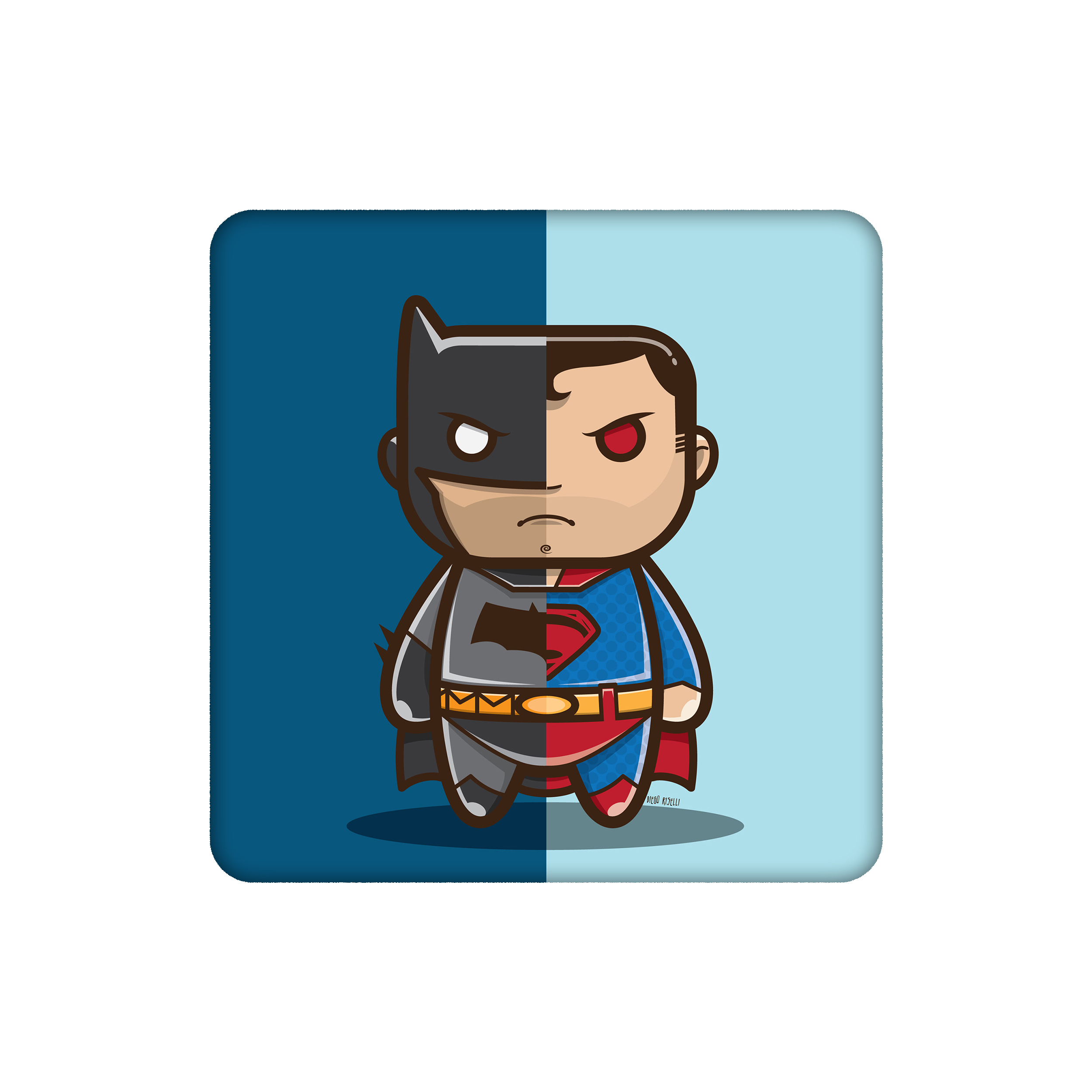 زیر لیوانی طرح سوپرمن بت من کد 4970386