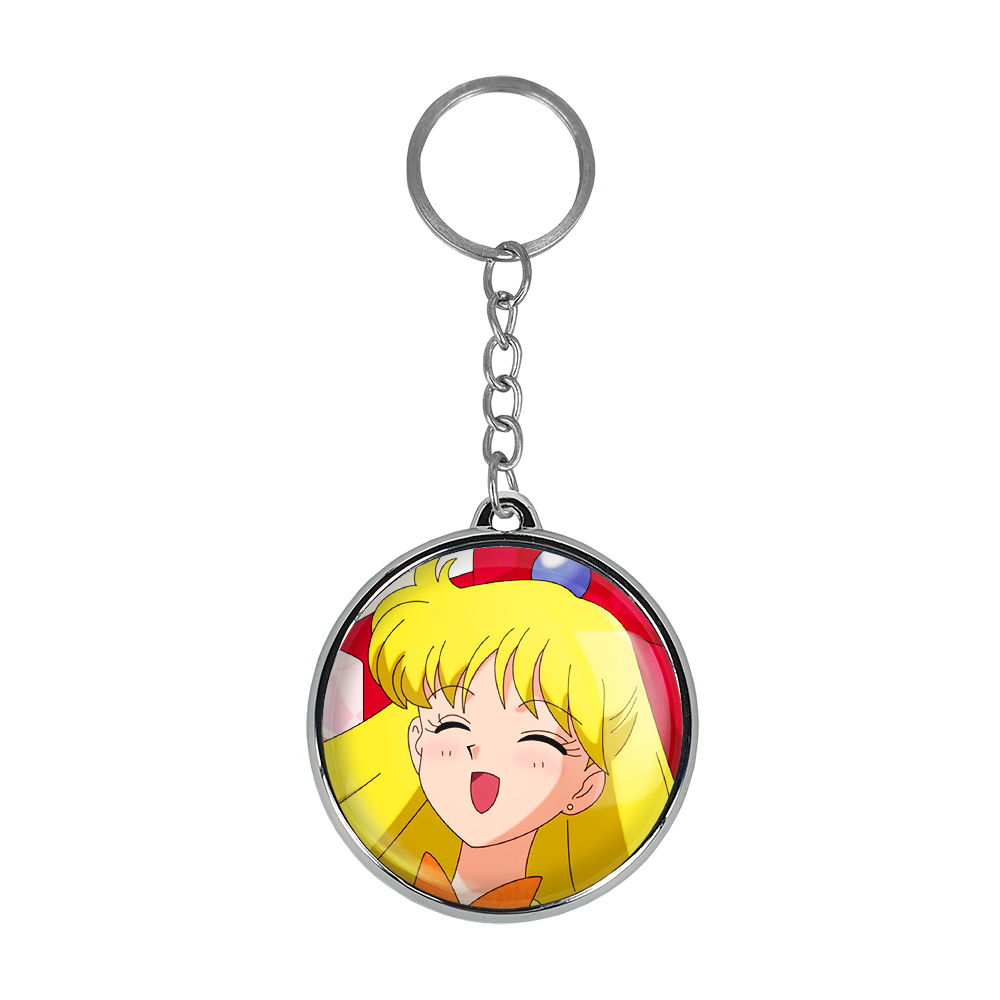 جاکلیدی خندالو طرح چیبیوسا و اوساگی تسوکینو و میناکو اینو انیمه سیلور مون مدل دوطرفه کد 1744717448