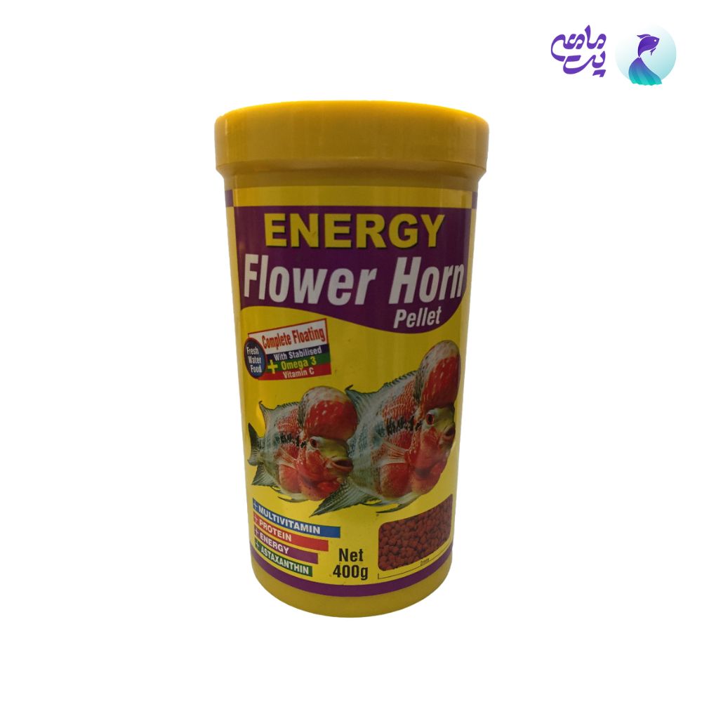 غذای ماهی انرژی FLOWER HORN PELLET (1000 میلی لیتر)