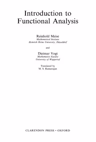 خرید و دانلود نسخه کامل کتاب Introduction to Functional Analysis