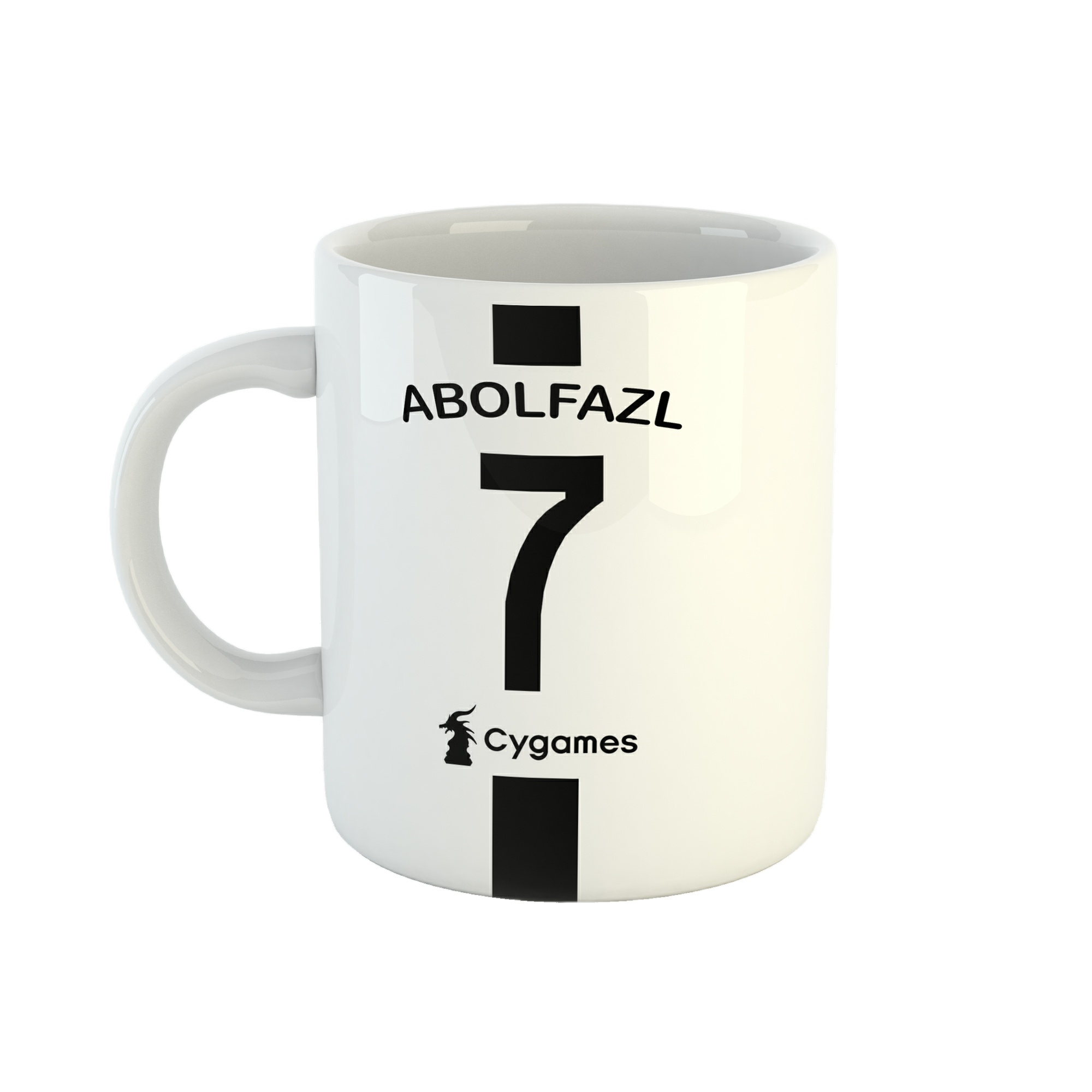 ماگ طرح اسم ابوالفضل مدل یوونتوس کد 802