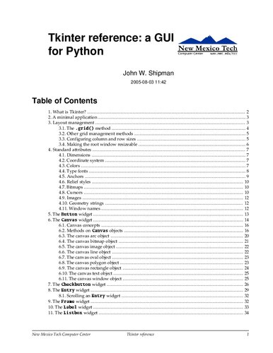 خرید و دانلود نسخه کامل کتاب Python & Tkinter Programming
