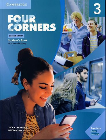 Four Corners 3 2nd SB WB DVD کتاب فورکورنرز 3 (کتاب دانش آموزـ کتاب تمرین ـ فایل صوتی)