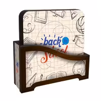 زیر لیوانی لوکسینو مدل BACK TOO SCHOOL بسته 6 عددی