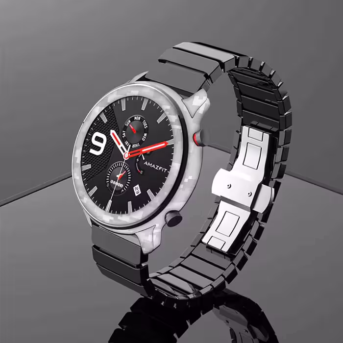 برچسب ماهوت طرح Army Winter Pixel مناسب برای ساعت هوشمند شیایومی Amazfit GTR 47mm