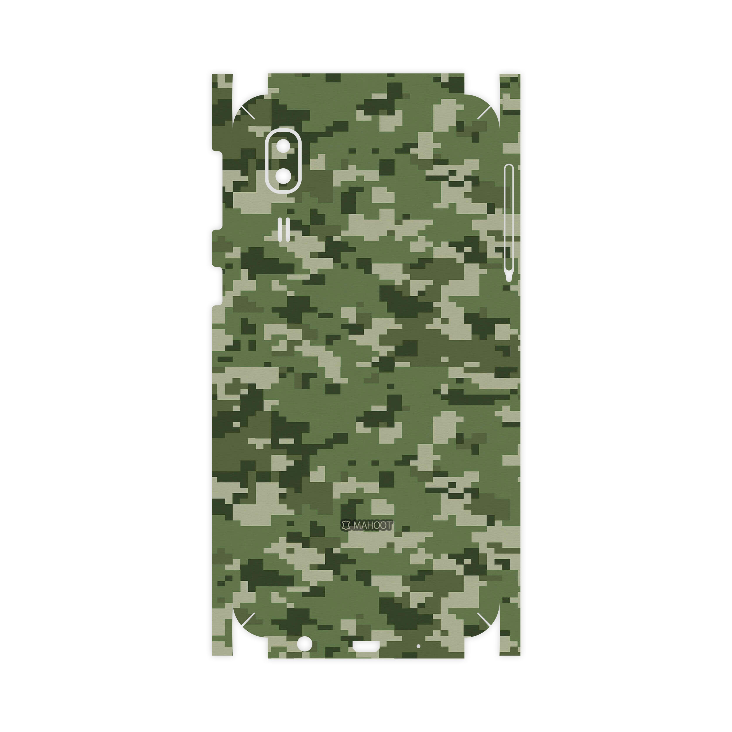 برچسب پوششی ماهوت مدل Army-Green-Pixel-FullSkin مناسب برای گوشی موبایل سامسونگ Galaxy A2 Core