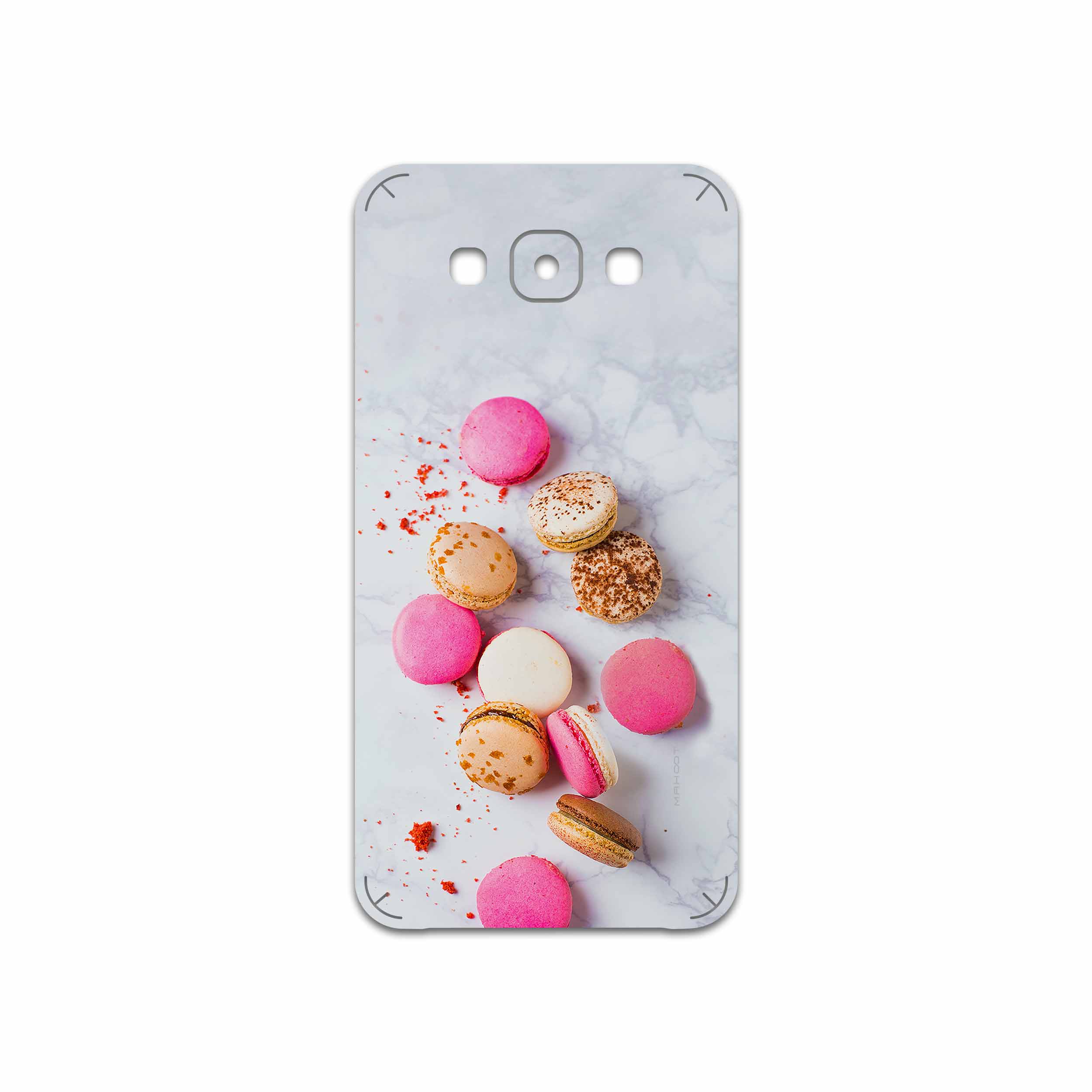 برچسب پوششی ماهوت مدل Macaron cookie مناسب برای گوشی موبایل سامسونگ Galaxy E7