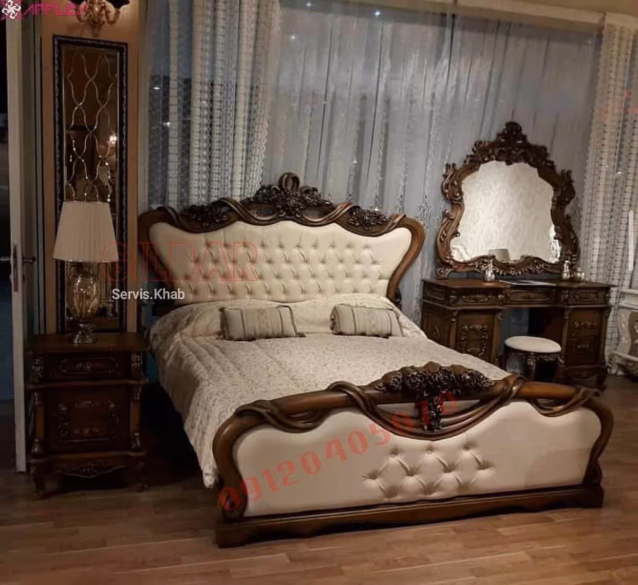 سرویس خواب کلاسیک مدل فندی