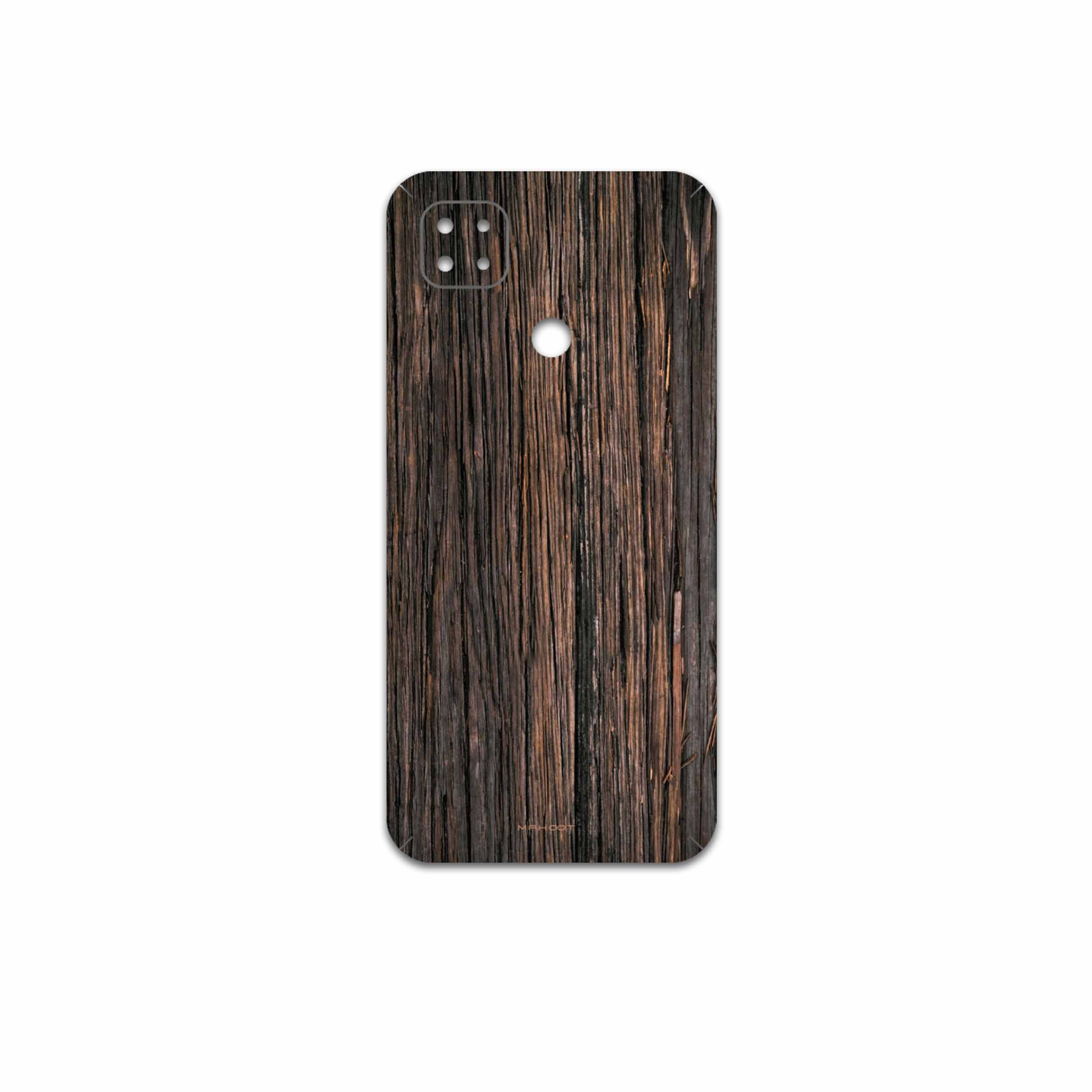 برچسب پوششی ماهوت مدل Burned-Wood مناسب برای گوشی موبایل شیائومی Poco C3
