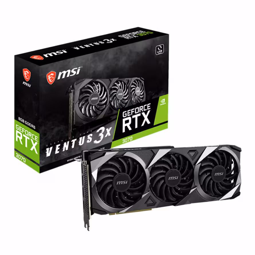 کارت گرافیک ام اس آی GeForce RTX 3070 VENTUS 3X