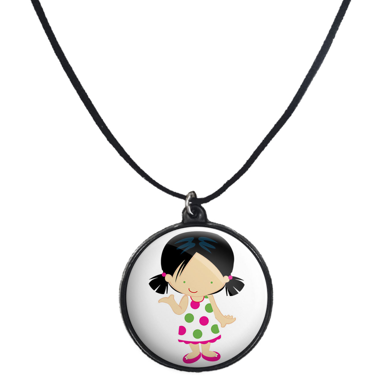 گردنبند پرمانه طرح cute کد pmb.26735 مدل دو طرفه