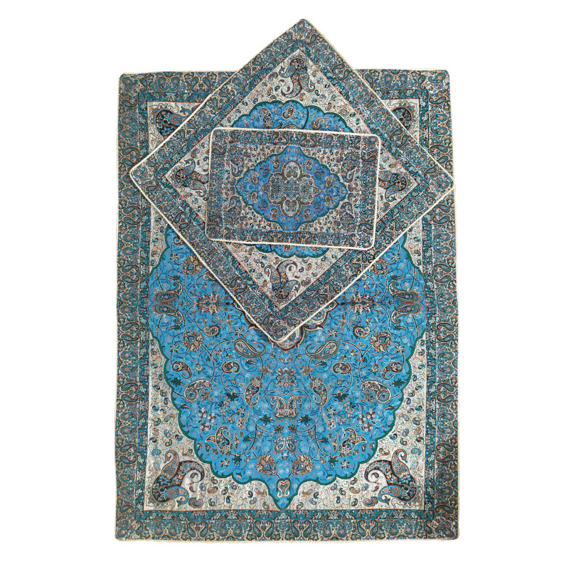 سجاده و جانماز ترمه طرح شاه عباسی کد 22