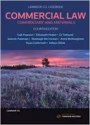 خرید و دانلود نسخه کامل کتاب Commercial Law: Commentary and Materials (4th Edition) [2019] - PDF