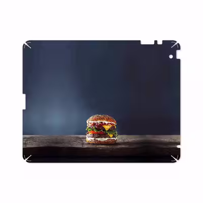 برچسب پوششی ماهوت مدل Hamburger مناسب برای تبلت اپل iPad 2 2011 A1395