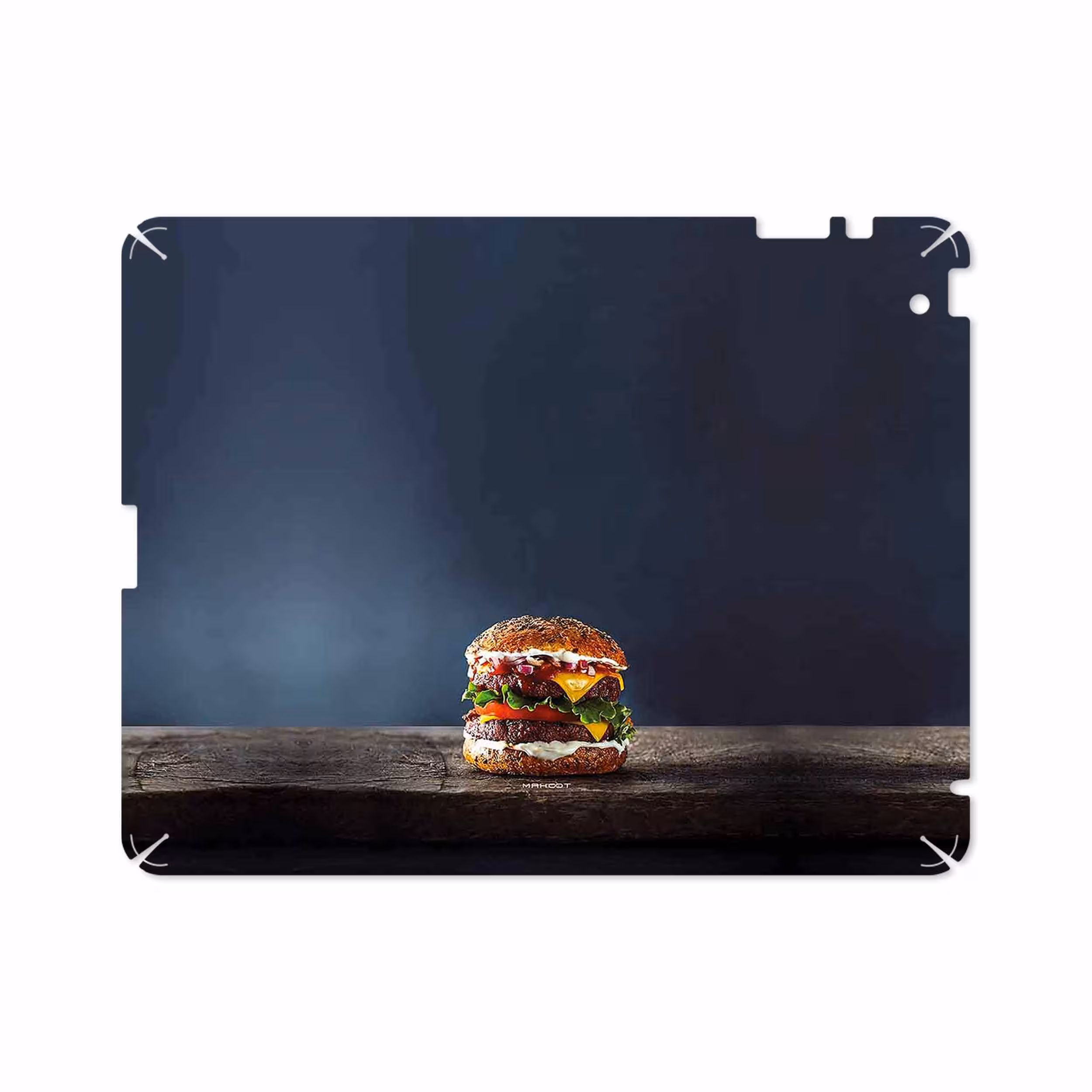 برچسب پوششی ماهوت مدل Hamburger مناسب برای تبلت اپل iPad 2 2011 A1395