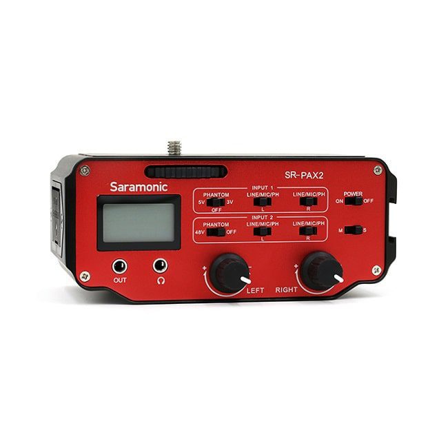 میکسر صدا سارامونیک برای دوربین Saramonic SR PAX2
