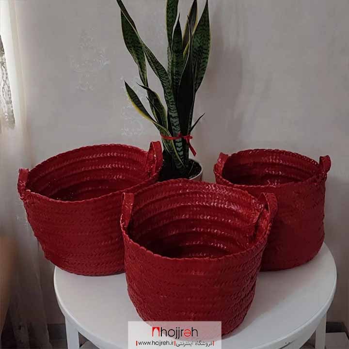 اطلاعات ، قیمت و خرید زنبیل بزرگ تسمه ای کد TBD06
