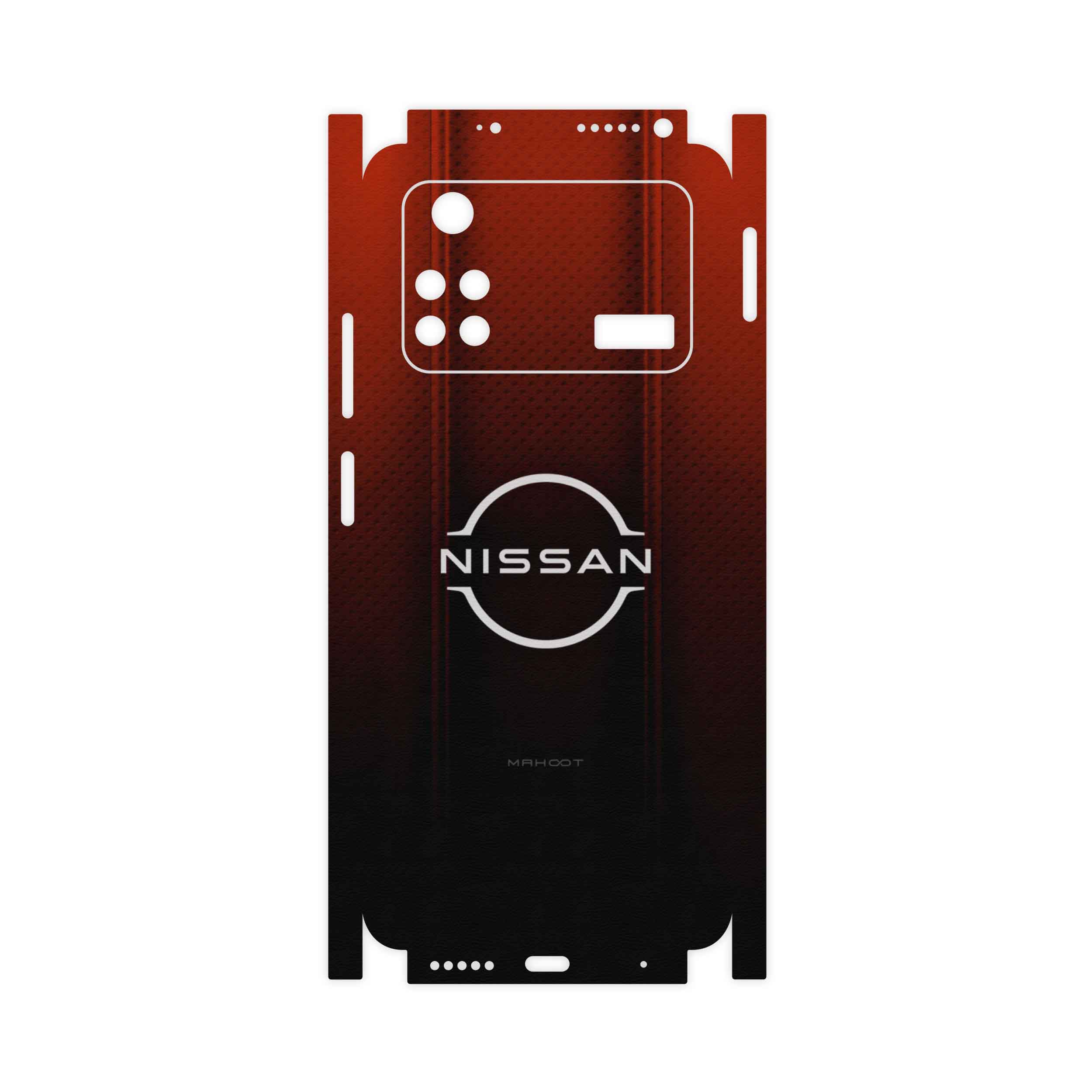 برچسب پوششی ماهوت مدل Nissan-Logo-FullSkin مناسب برای گوشی موبایل شیائومی Poco M4 Pro 4G