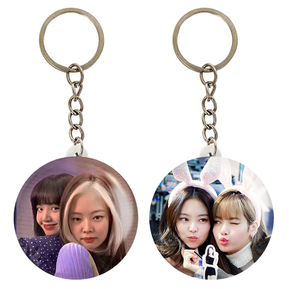 جاکلیدی خندالو مدل گروه بلک پینک کد 36873685 مجموعه 2 عددی