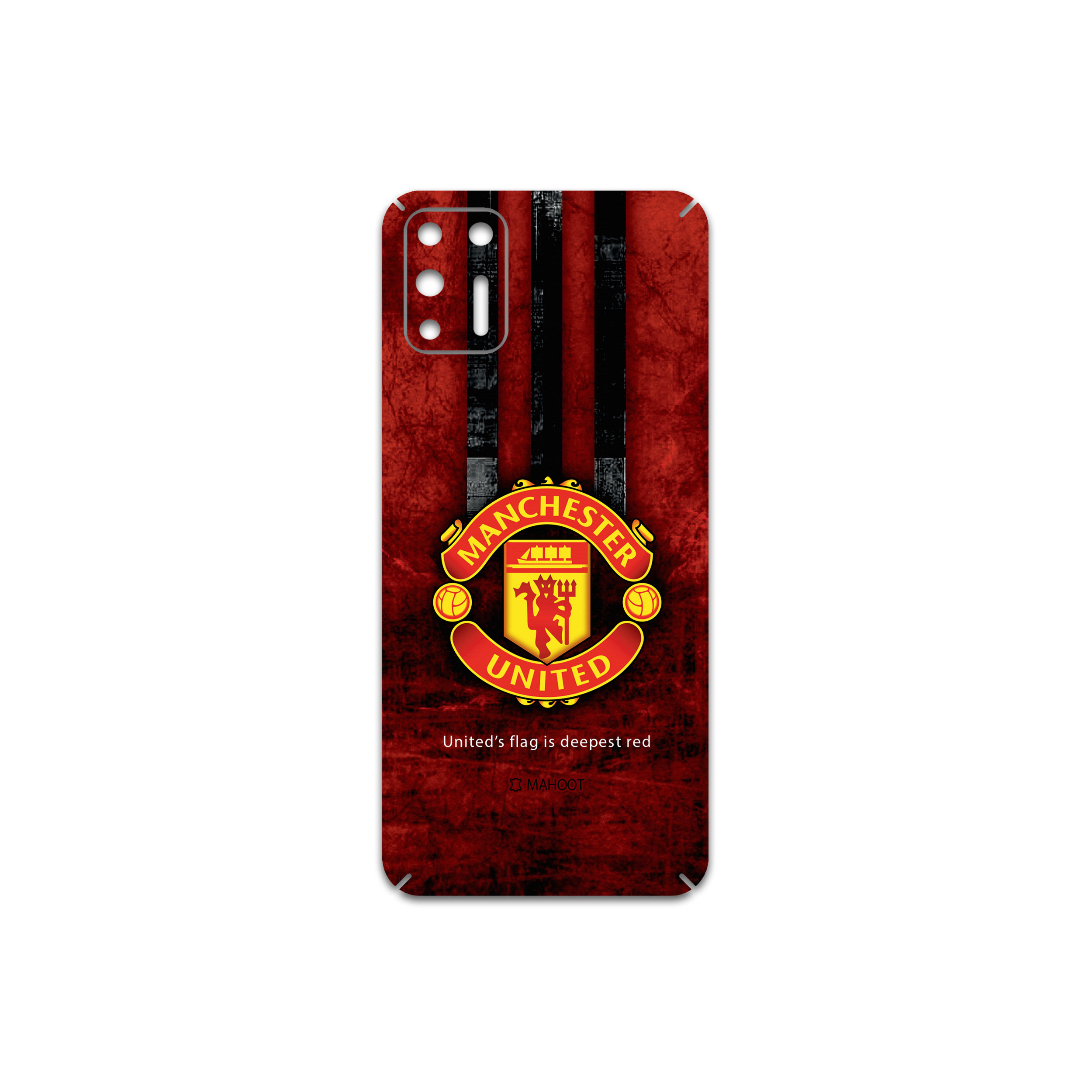 برچسب پوششی ماهوت مدل Manchester-United مناسب برای گوشی موبایل موتورولا Moto G9 Plus