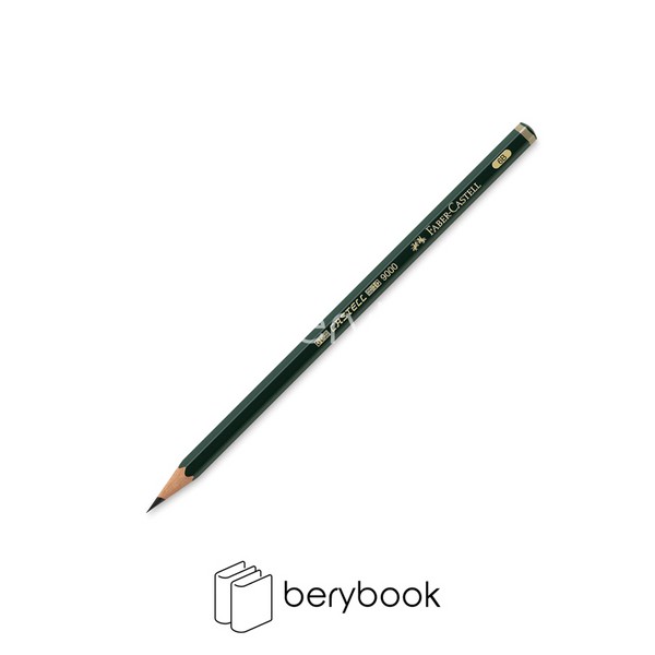faber castell / فابر کاستل / مداد طراحی / بدنه سبز / B6 / 9000