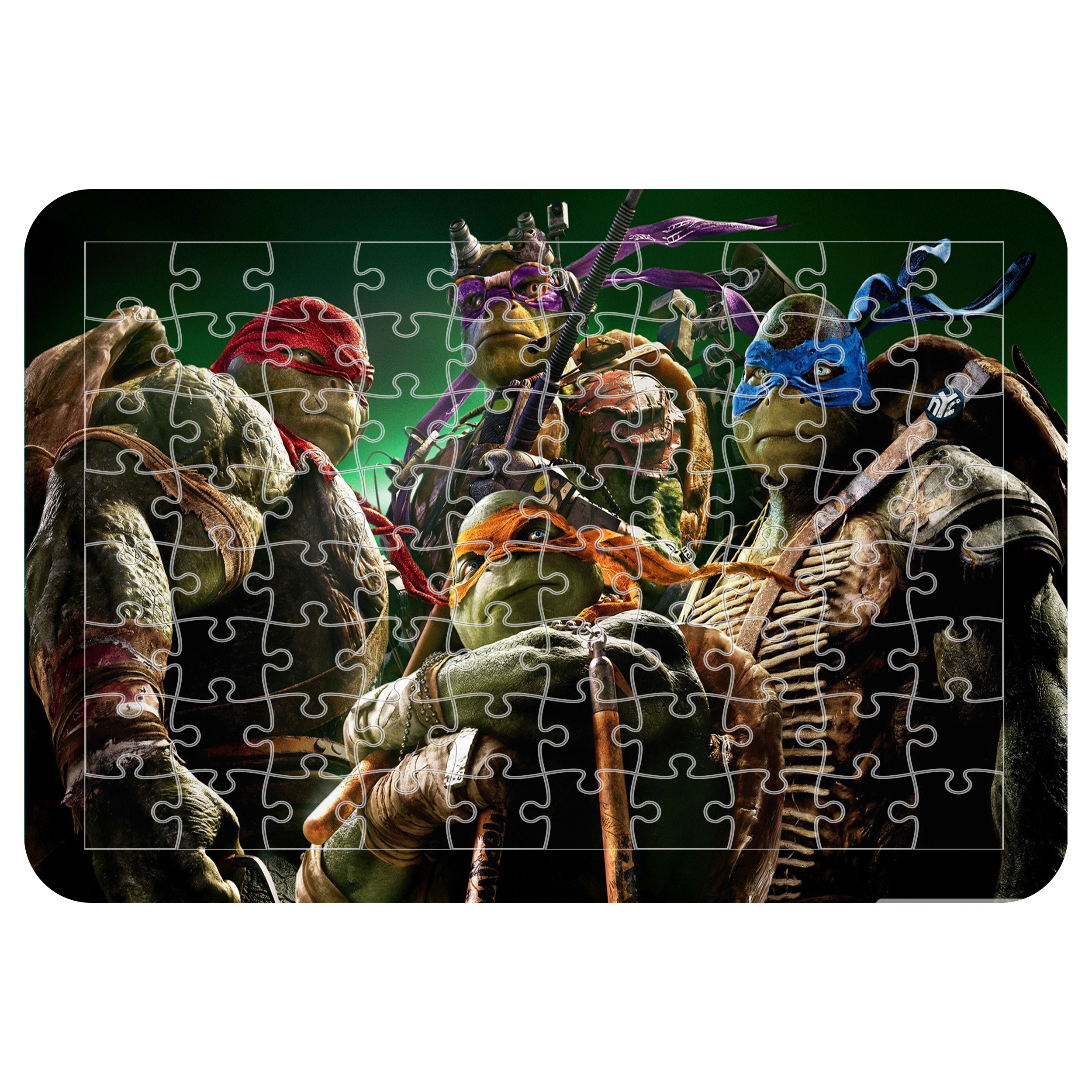 پازل 54 تکه اطلس آبی طرح لاک پشت های نینجا  مدل P1818