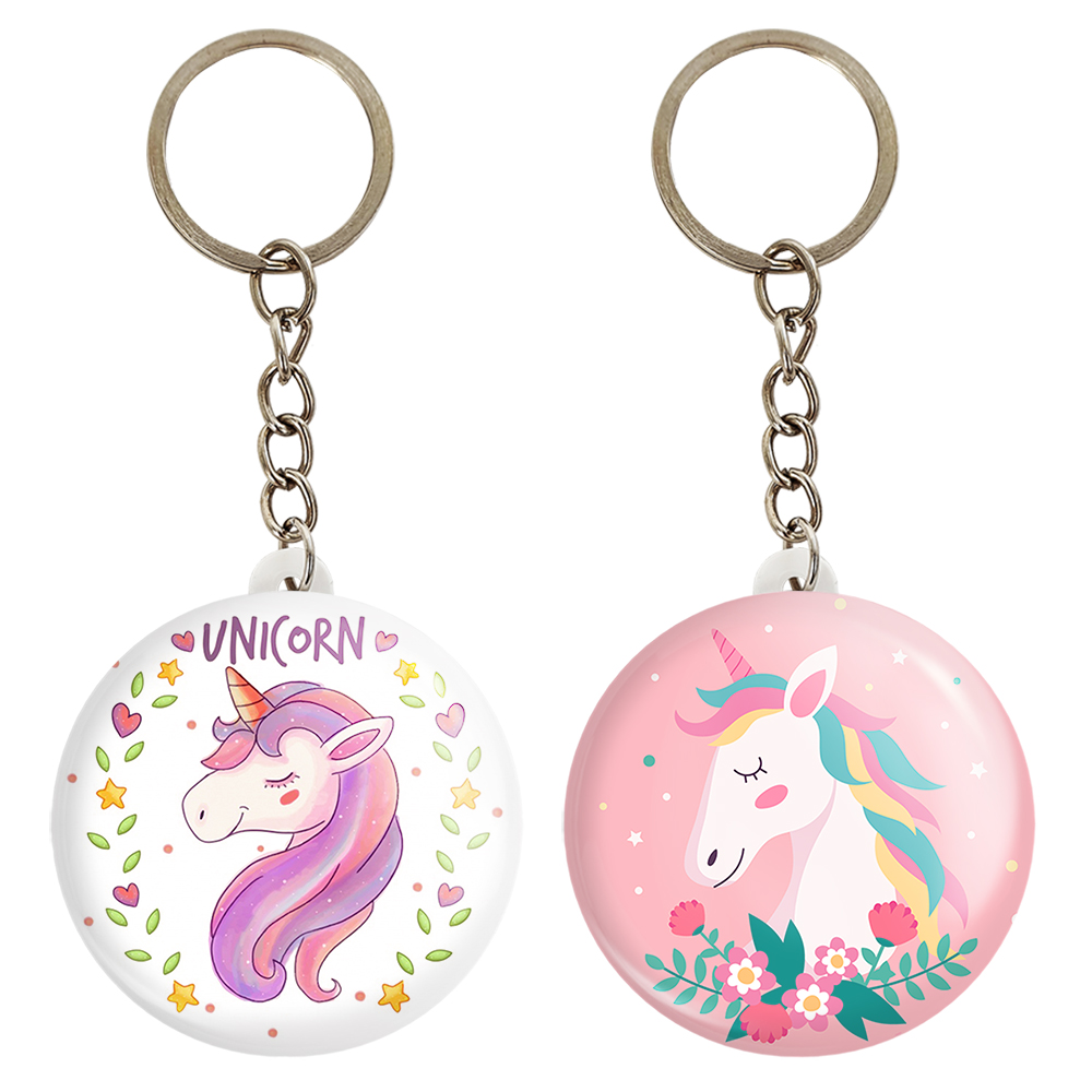 جاکلیدی خندالو مدل اسب تک شاخ یونیکورن کد 11081101 مجموعه 2 عددی