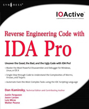 خرید و دانلود نسخه کامل کتاب Reverse Engineering Code with IDA Pro