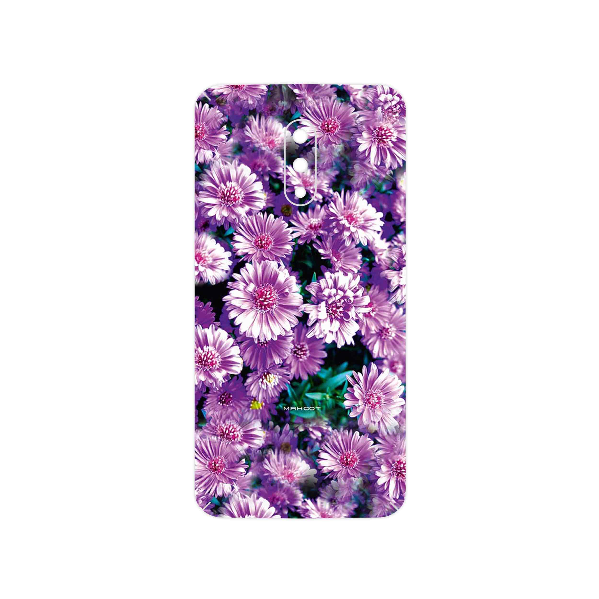 برچسب پوششی ماهوت مدل Purple_Flower مناسب برای گوشی موبایل وان پلاس 7