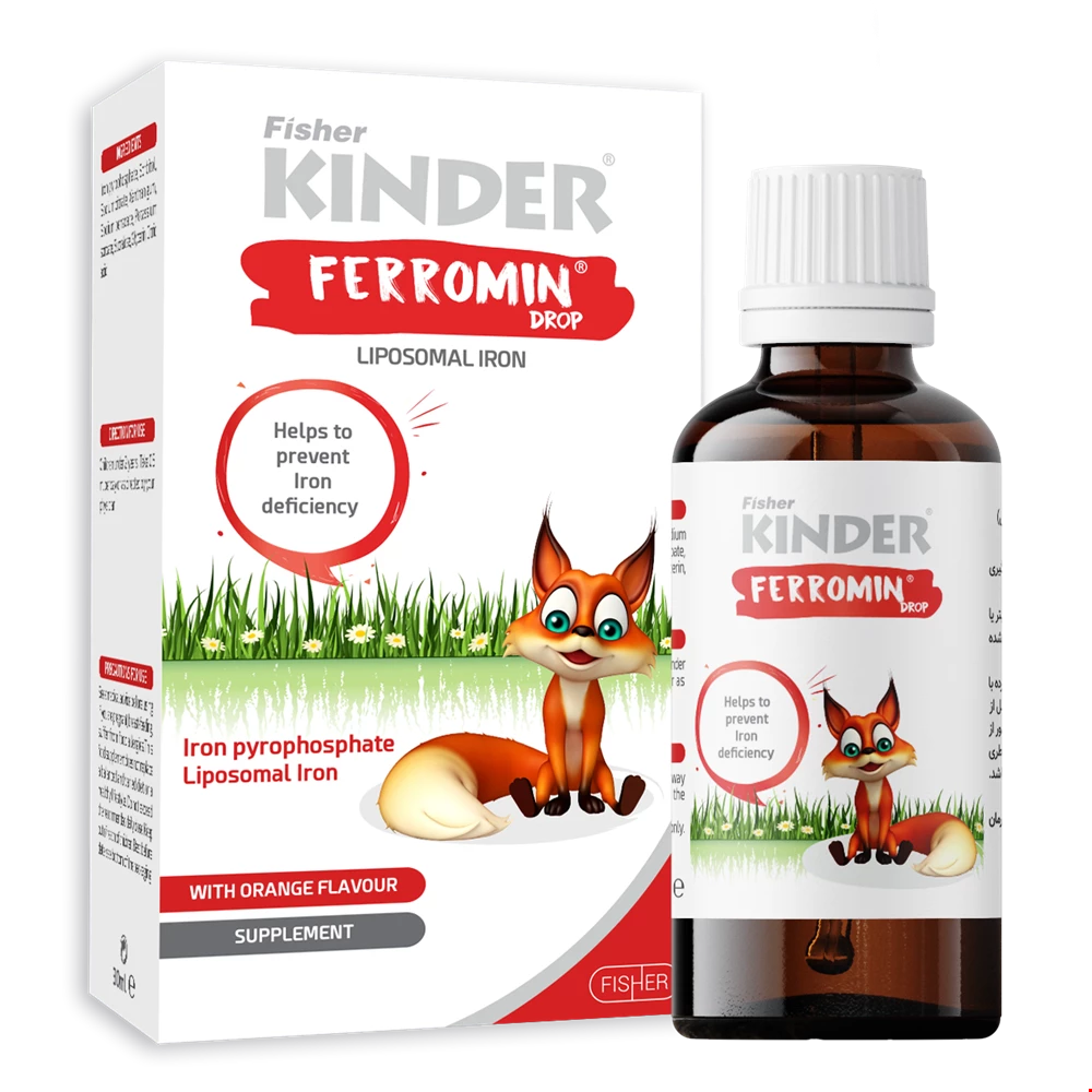 قطره فرومین فیشر کیندر 30 میلی لیتری