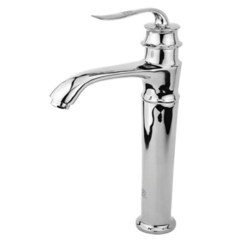 شیر روشویی پایه بلند بامبو کروم 