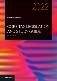 خرید و دانلود نسخه کامل کتاب Core Tax Legislation and Study Guide 2022 Core Tax Legislation and Study Guide 2022 (25th Edition) - Pdf