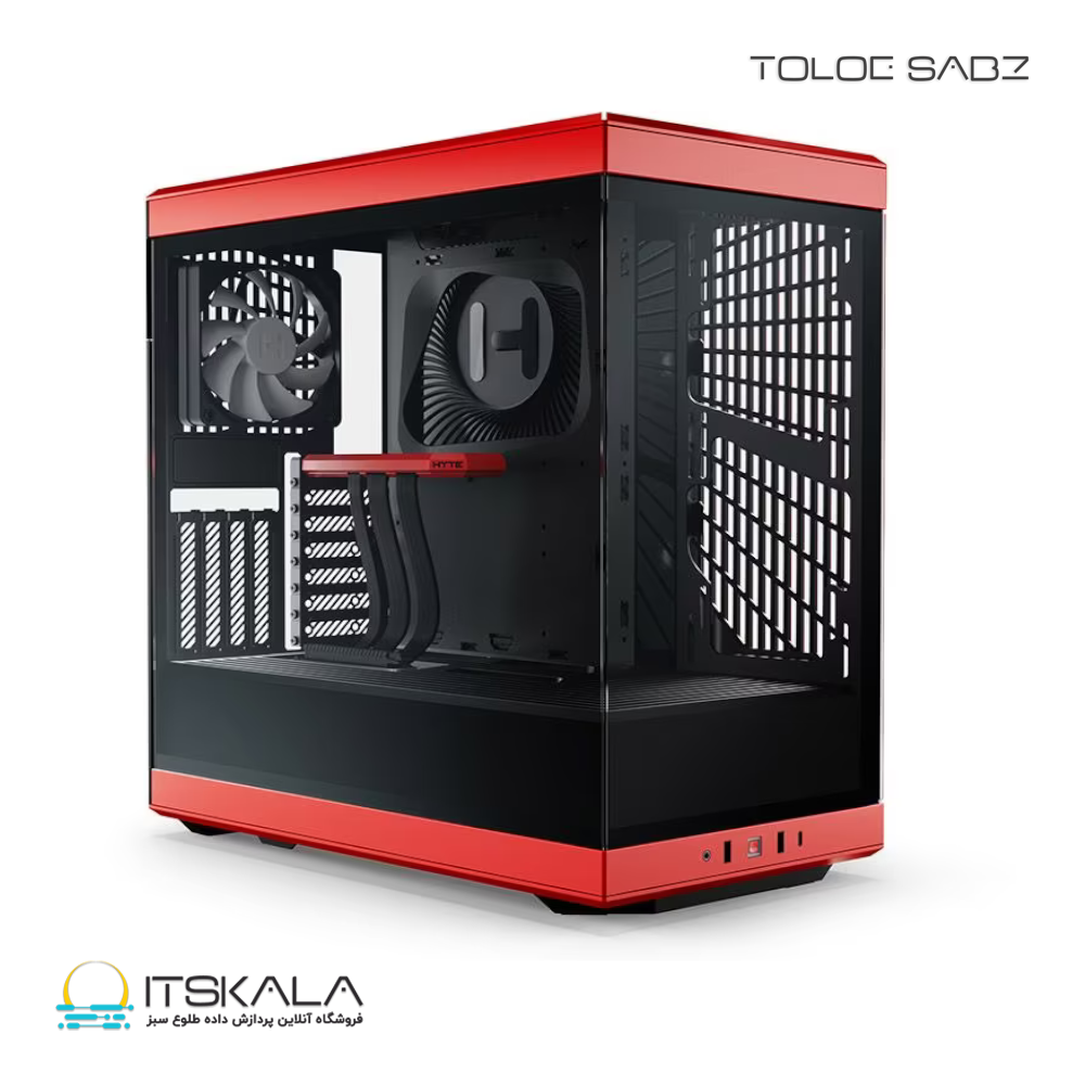 کیس هایت مدل Y40 Black CherryHYTE Y40 Black Cherry MId Tower ATX Case