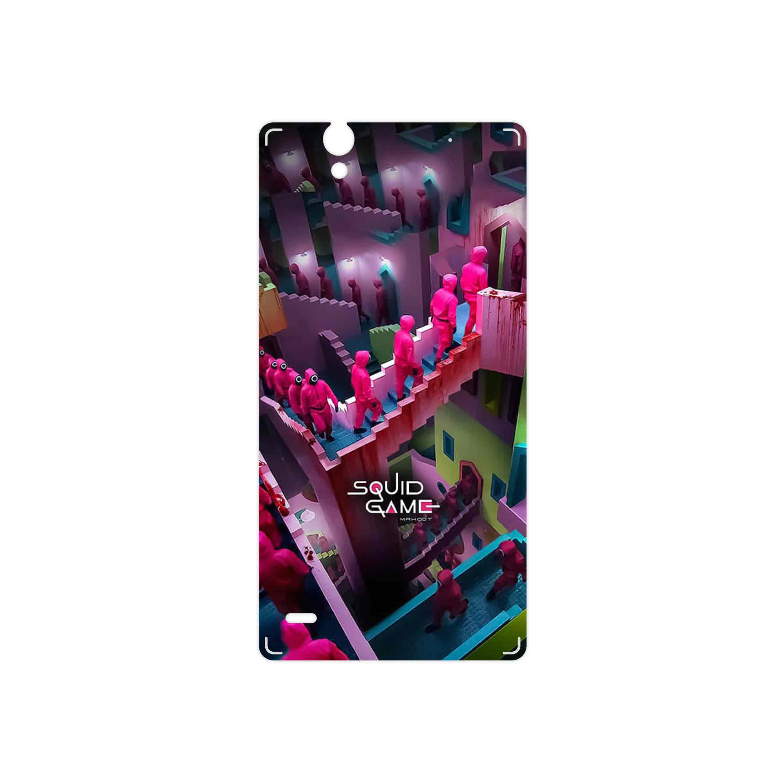 برچسب پوششی ماهوت مدل Squid Game مناسب برای گوشی موبایل سونی Xperia C4
