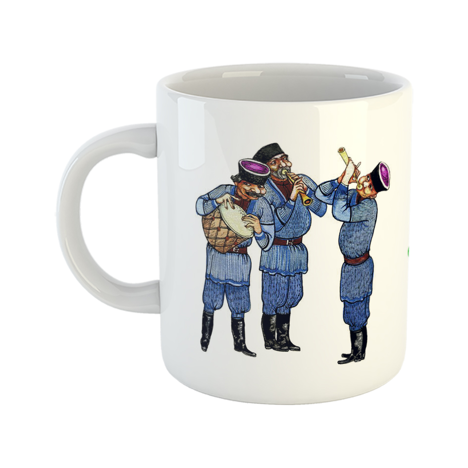 ماگ طرح نوروز مدل عیدی گروه نوازنده