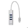 هاب 4 پورت USB-C لنوو مدل C615