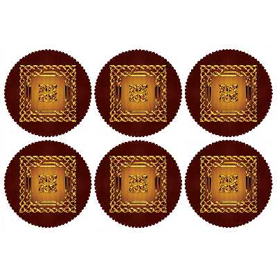 زیربشقابی مدل U2-42144 بسته 6 عددی