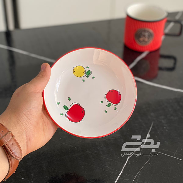 کاسه طرح میوه یلدایی