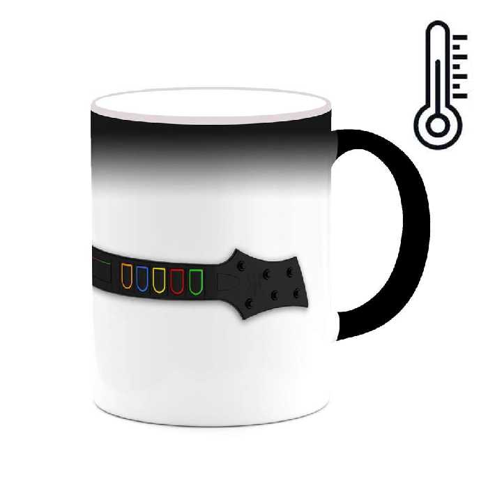 ماگ حرارتی کاکتی طرح گیتار مدل mgh20524