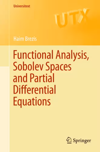 خرید و دانلود نسخه کامل کتاب Functional Analysis, Sobolev Spaces and Partial Differential Equations