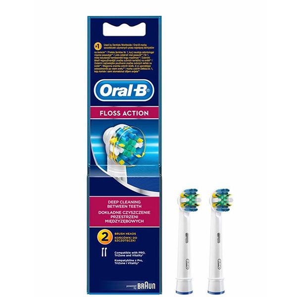 سری مسواک برقی ارال بی 2 عددی ORAL-B FLOSS ACTION | فروشگاه اینترنتی تاتا کالا
