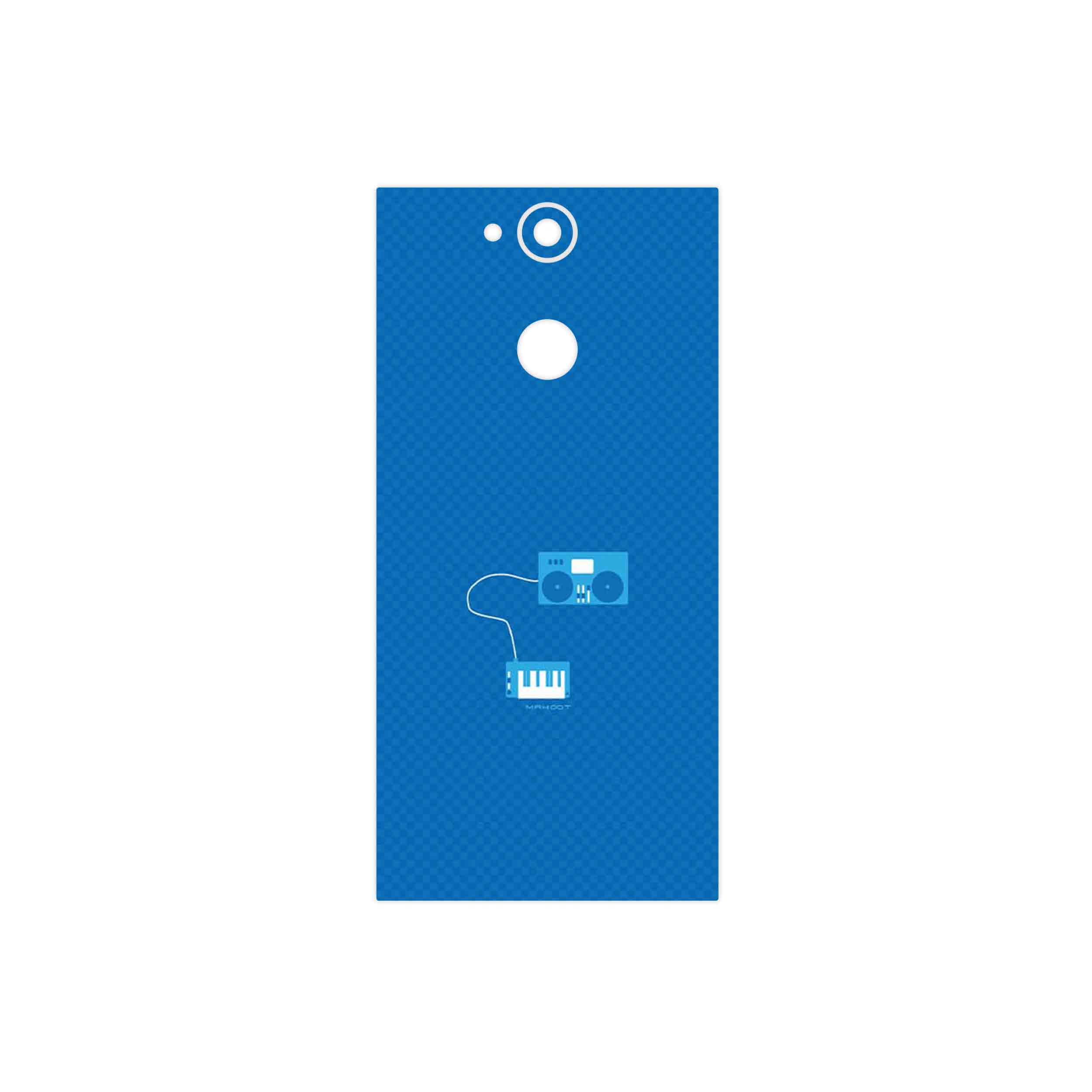 برچسب پوششی ماهوت مدل Minimal DJ Icon مناسب برای گوشی موبایل سونی Xperia XA2