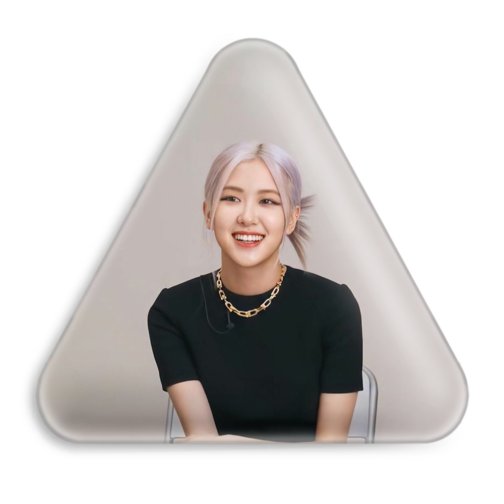 پیکسل خندالو طرح رزی گروه موسیقی بلک پینک مدل مثلثی کد 3654