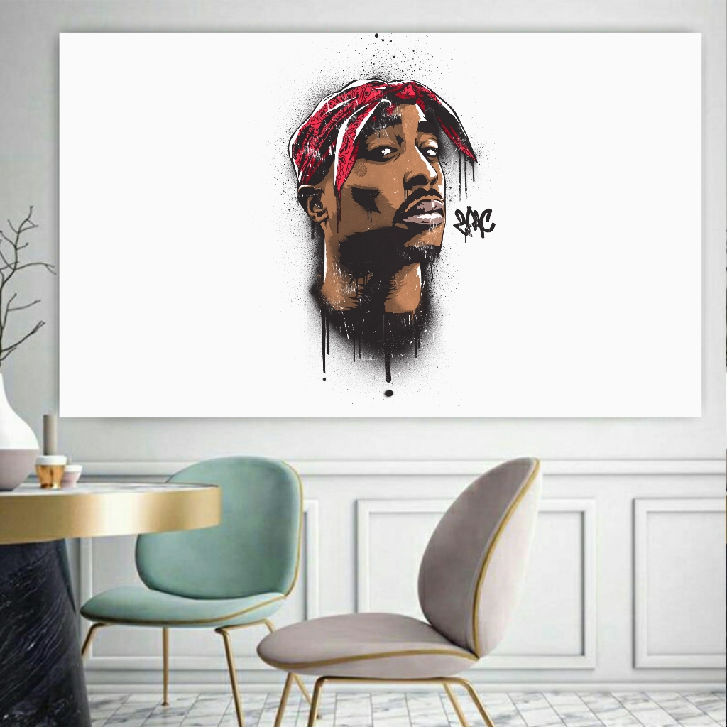 تابلو بوم طرح توپاک شکور مدل SDB1810