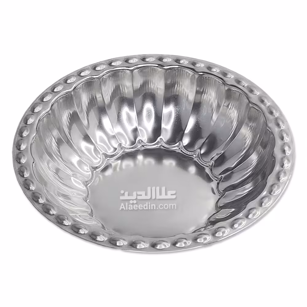 کاسه استیل جلو سماوری کاسه جلوی سماور استیل طرح گندم