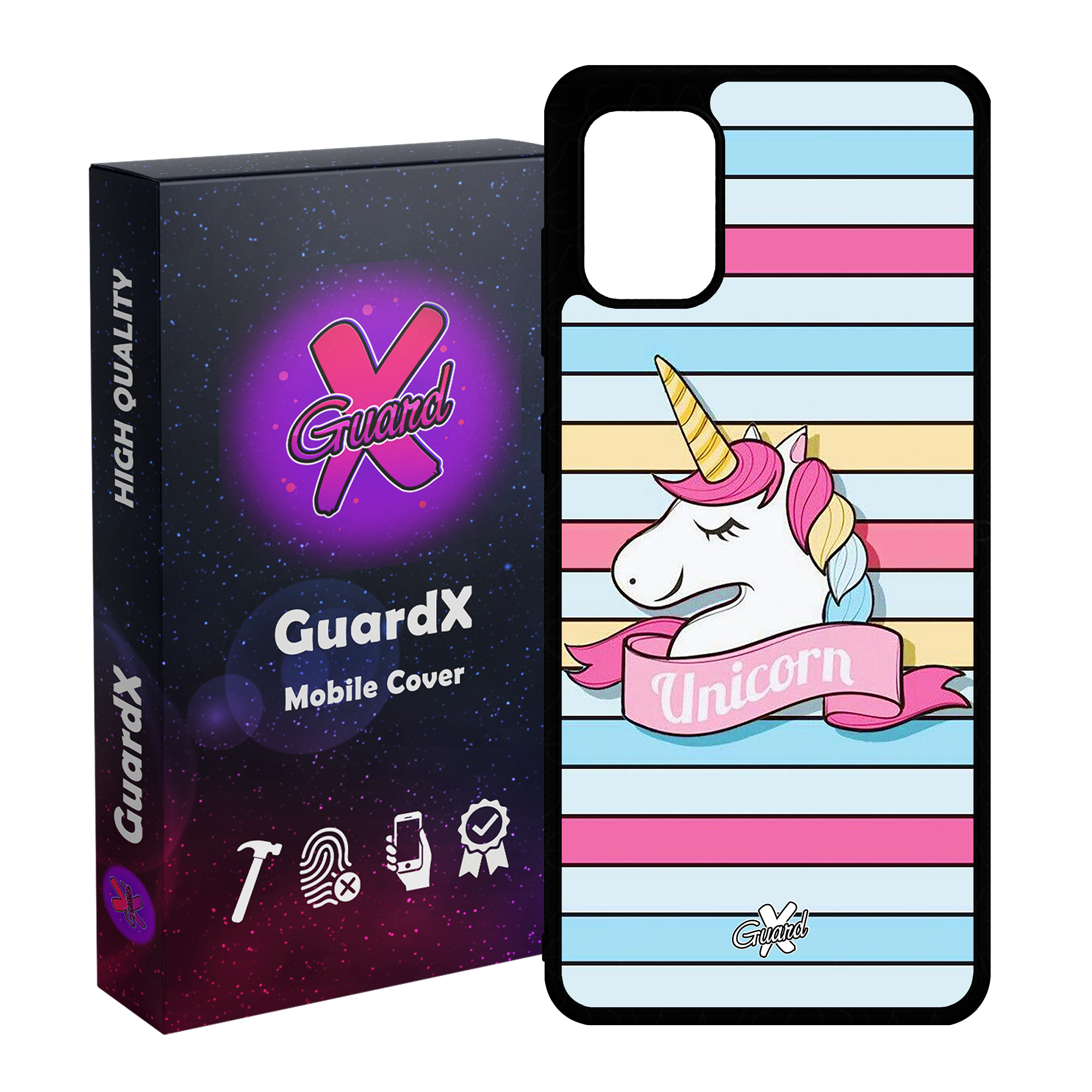 کاور گارد ایکس طرح Unicorn مدل Glass10018 مناسب برای گوشی موبایل سامسونگ Galaxy A31