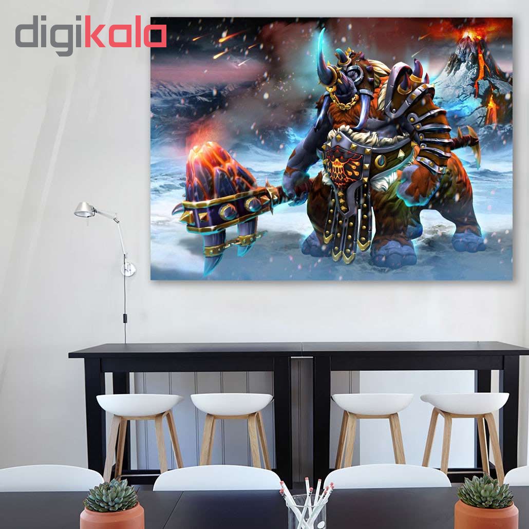 تابلو شاسی گالری استاربوی طرح Magnus مدل Dota 2 کد 05