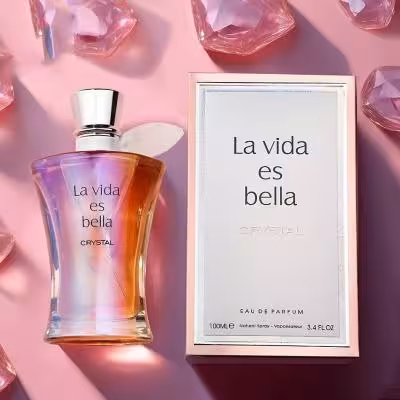 عطر 2025 جدید زنانه لانکوم لا ویه است بله سولیل کریستال فراگرنس ورد - اصل