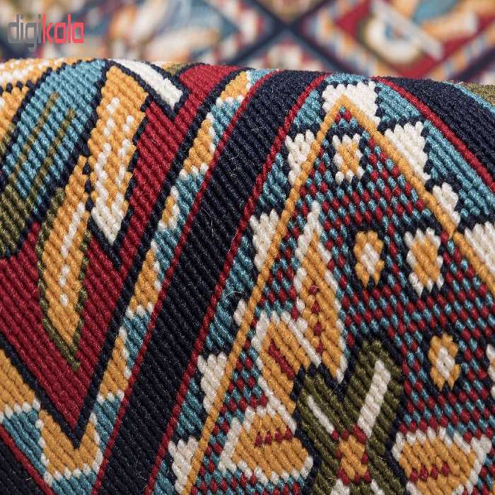 گلیم ماشینی دنیای فرش کاشان طرح شایان کد 406