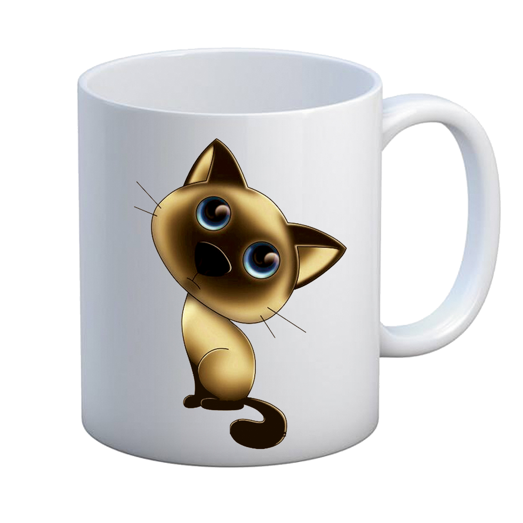 ماگ طرح گربه سیاه کد 05